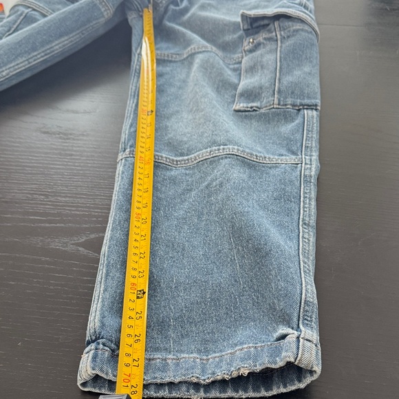 Hollister Men's Light Wash Baggy Cargo Jean Size 30 - Picture 4 of 6